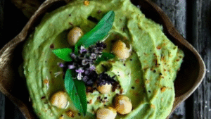 Creamy Avocado Hummus Dip