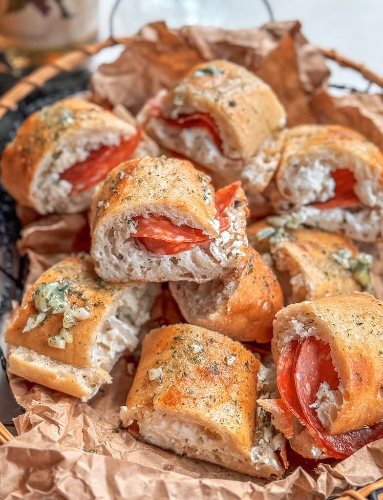 Cheese Stuffed Bread Sandwiches