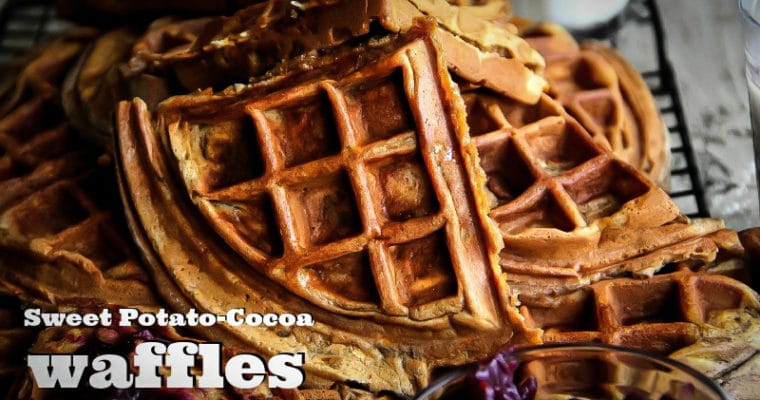 Sweet Potato-Cocoa Waffles