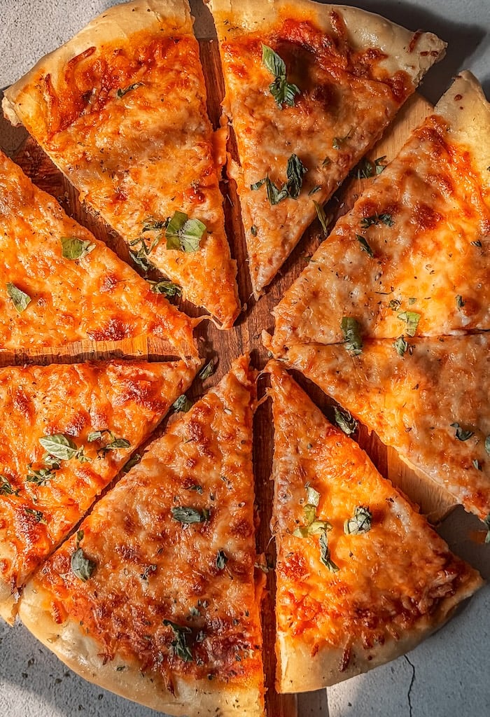 Classic Homemade Cheese Pizza