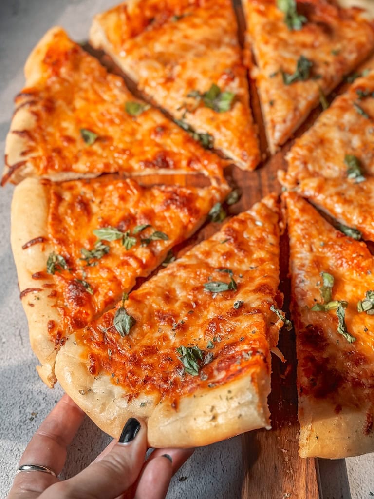 Classic Homemade Cheese Pizza