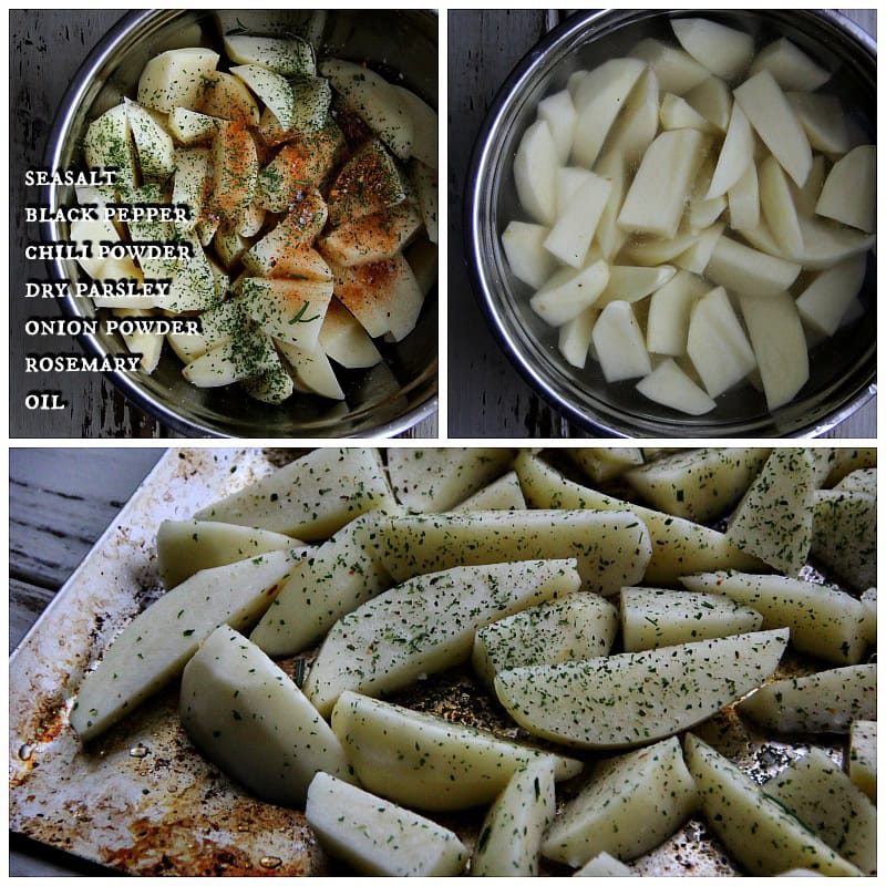 Crispy Garlic Herb Potatoes