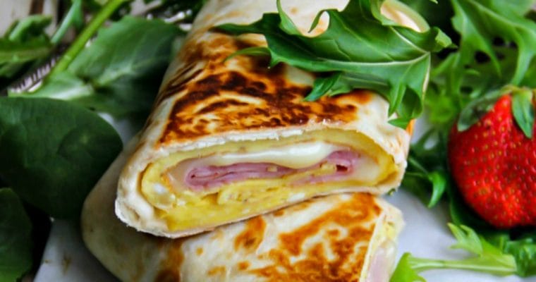 Egg, Cheese and Ham Wrap