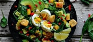 Mixed Greens Salad with Pineapple