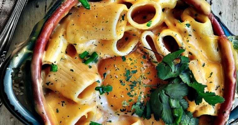 Baked Macaroni and Cheese with Eggs