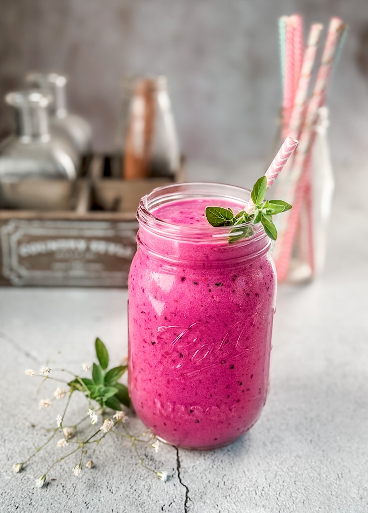 tasty beverage for after workout, for breakfast for as a snack