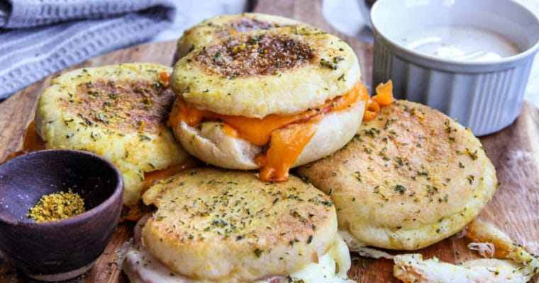 English Muffin Baked Sandwiches