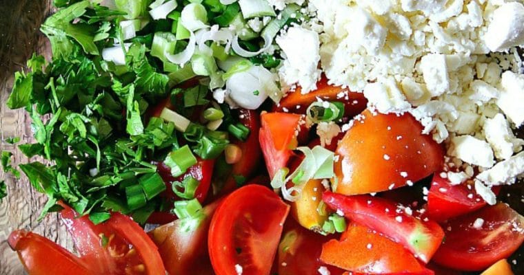 Tomato Feta Salad