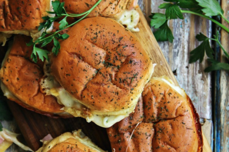 Ham and Cheese Potato Rolls, Hot Sandwiches