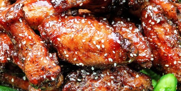 Spicy Baked BBQ Chicken Wings