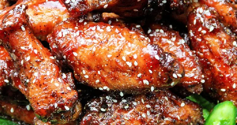 Spicy Baked BBQ Chicken Wings