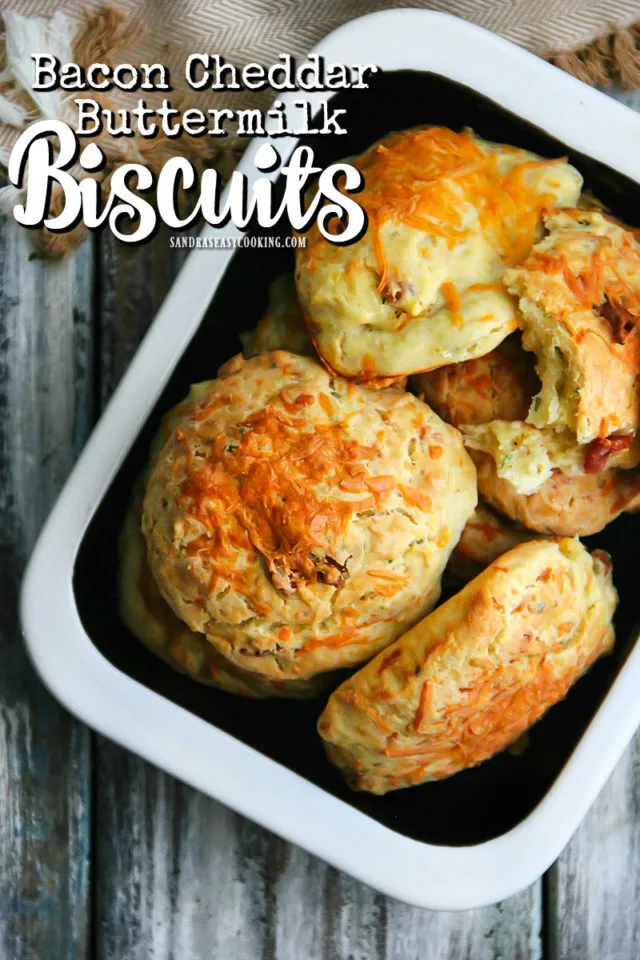 Bacon Cheddar Buttermilk Biscuits