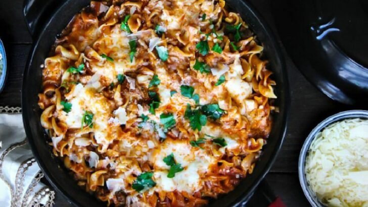 Easy Skillet Lasagna