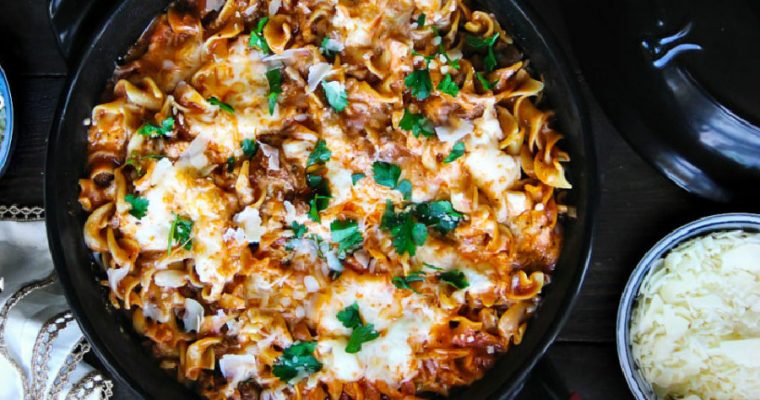 Easy Skillet Lasagna