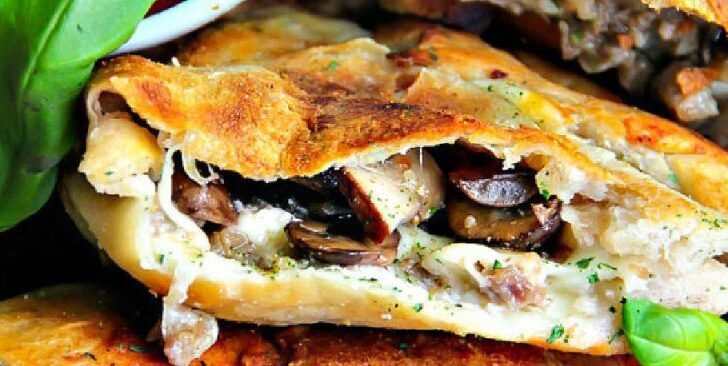 Italian Sausage and Mushroom Calzone