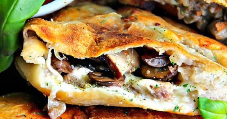 Italian Sausage and Mushroom Calzone