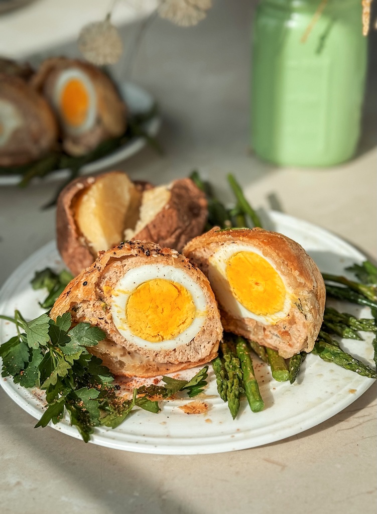 Baked Scotch Eggs Puff Pastry 