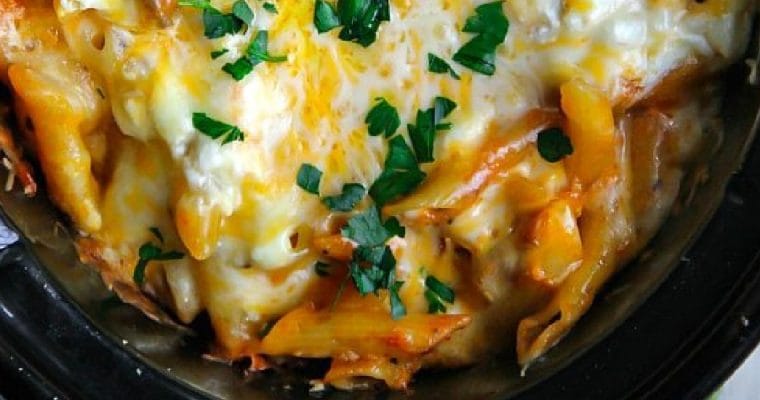 Slow Cooker Meat Pasta