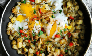 Potatoes and Eggs Skillet