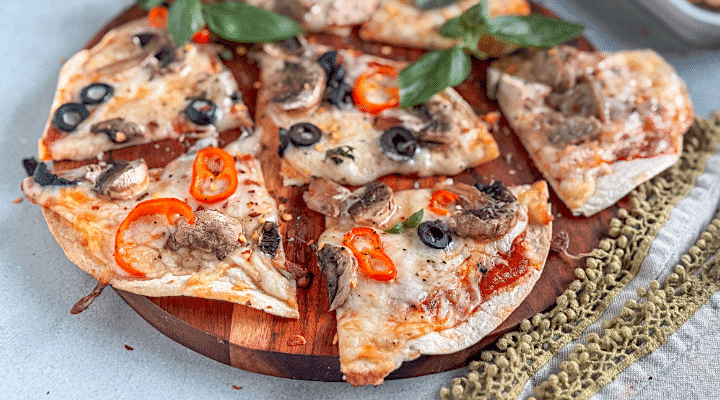 Crispy Tortilla Pizzas — The Quickest Way to Satisfy Pizza Cravings
