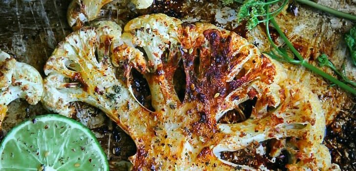 Oven-Roasted Thai Cauliflower Steaks