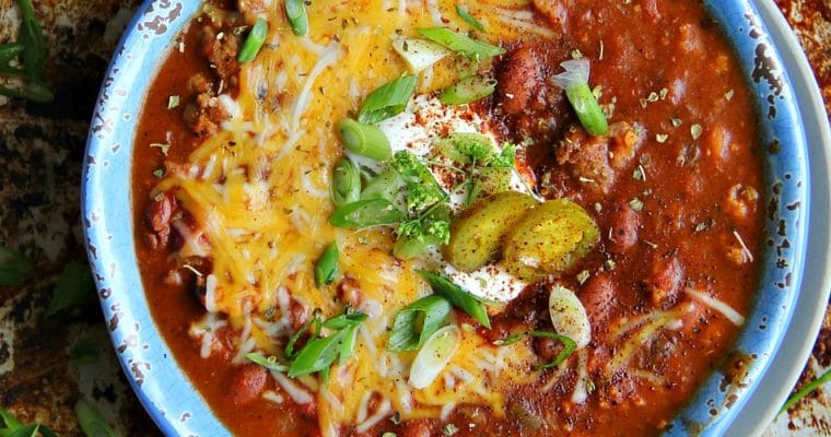 Turkey and Italian Sausage Chili