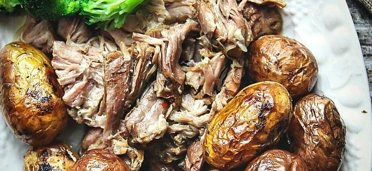 Slow Cooker Pulled Apart Pork
