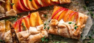 Peach Tart with Lemon Thyme