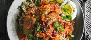 MULTI-GRAIN MEDLEY BOWL WITH KIMCHI