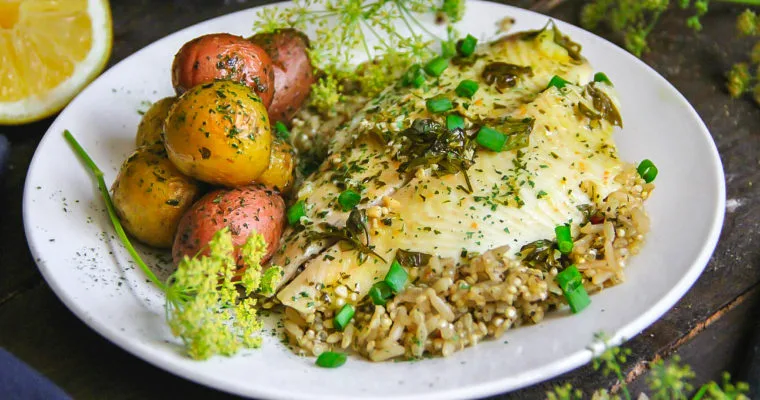 Parsley and Lemon Baked Fish Fillets