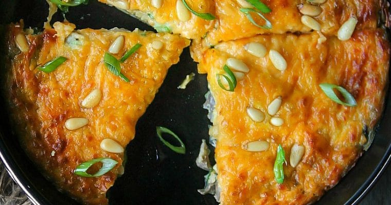 Scallion-Mushroom Frittata