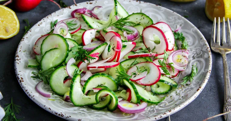 Cucumber Radish Salad