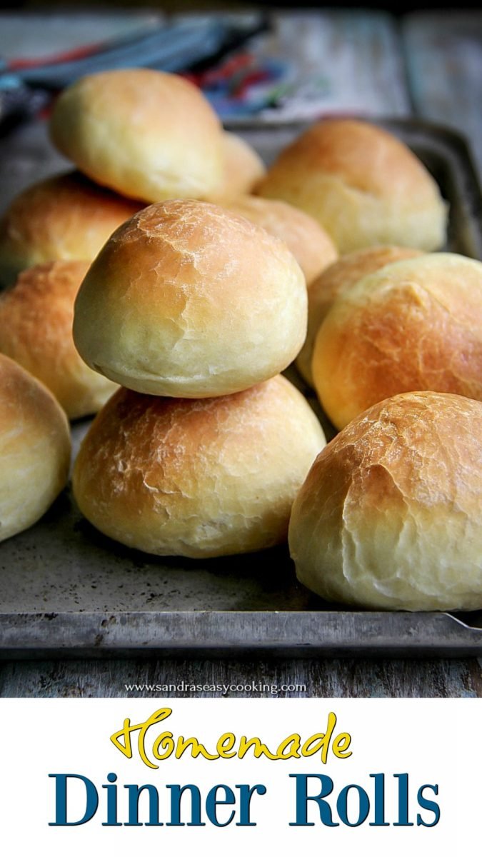 Homemade Dinner Rolls Recipe - Sandra's Easy Cooking Bread Recipes