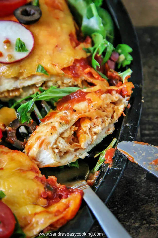 Easy Chicken Enchiladas