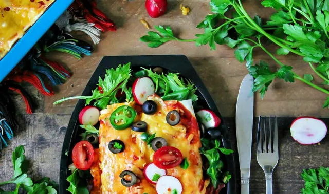 Easy Chicken Enchiladas