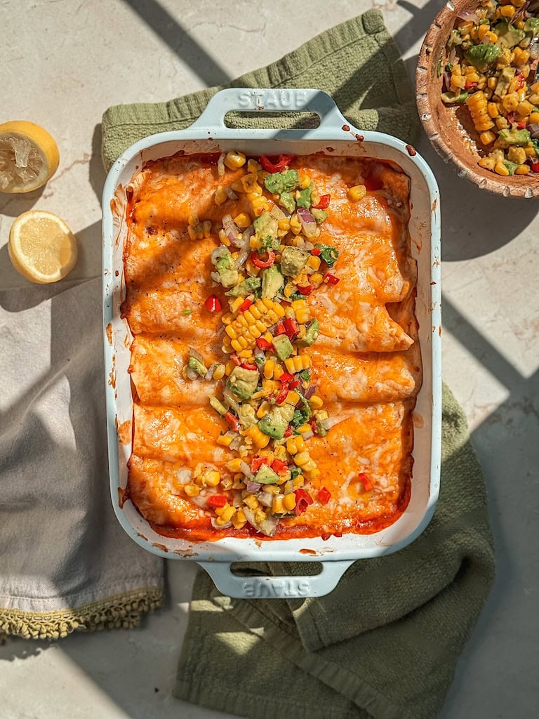 Easy Chicken Enchiladas