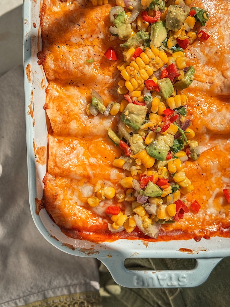 Easy Chicken Enchiladas