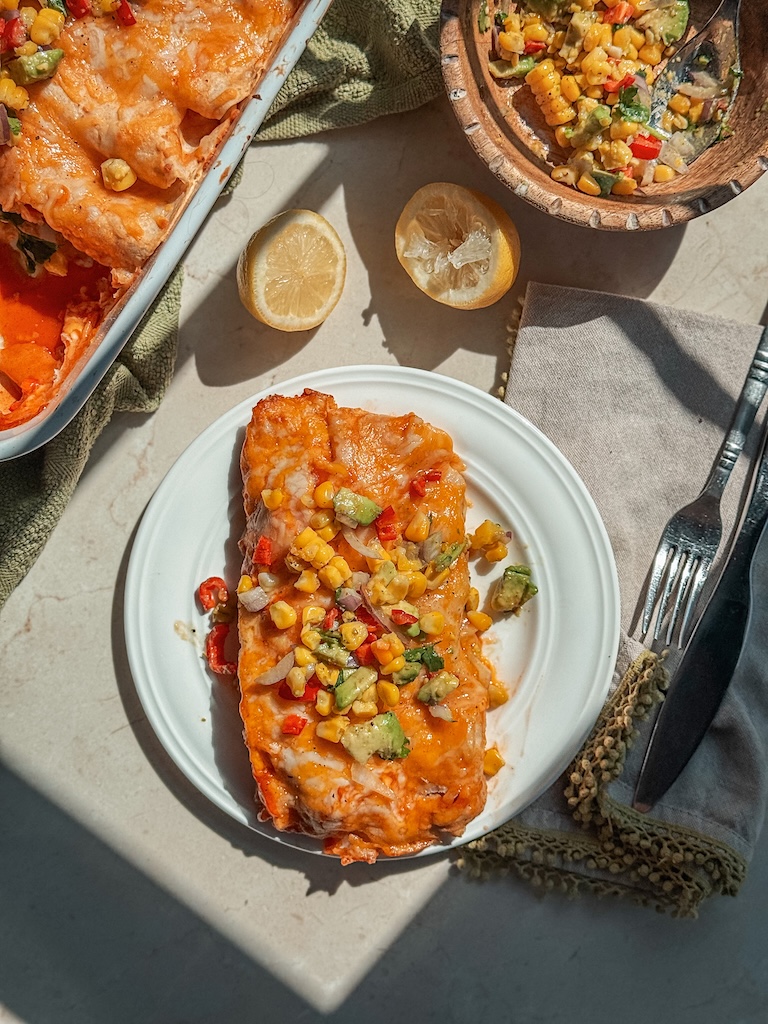 Easy Chicken Enchiladas
