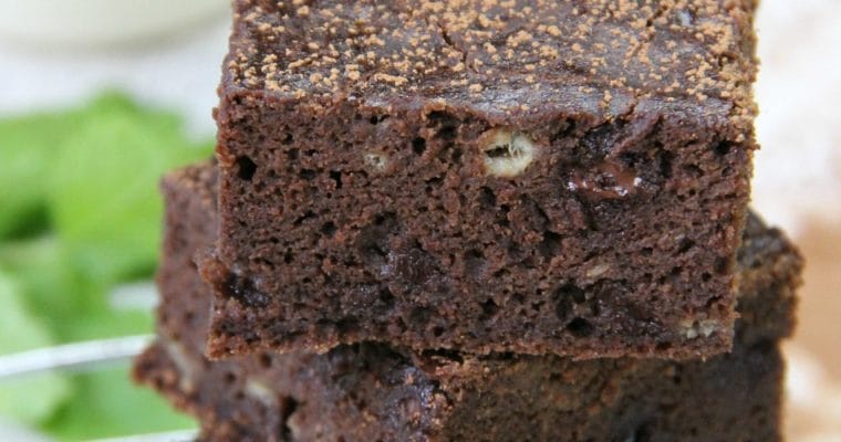 Chocolate Banana Flour Cake (gluten free)