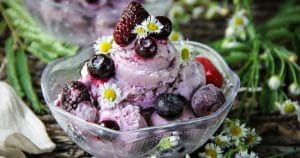 Easy Berry Medley and Cherry Ice Cream