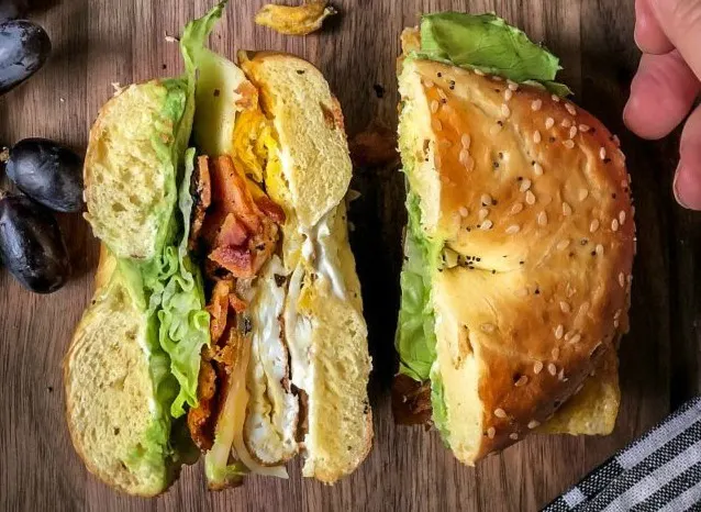 Brunch Bagel Sandwich