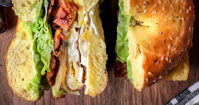 Brunch Bagel Sandwich