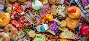 Bagel Holiday Party Charcuterie Board