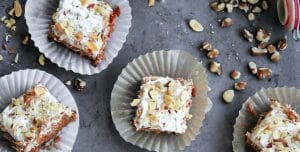 Carrot Cake Bars with Cream Cheese Frosting