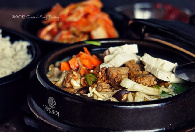 Korean Marinated Beef Stew —Bulgogi Jungol