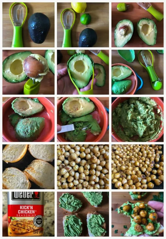 Avocado Toast with Spicy Chickpeas