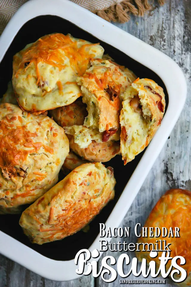 Bacon Cheddar Buttermilk Biscuits Recipe 