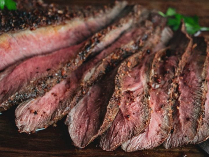 Broiled marinated hotsell flank steak