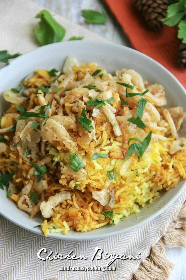 Easy Chicken Biryani - Sandra's Easy Cooking