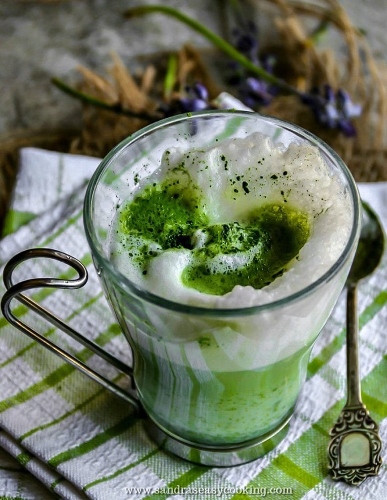 Matcha Green Tea Latte - Sandra's Easy Cooking